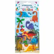 Luna: Set di adesivi morbidi con dinosauri "The Littlies" 10x22cm