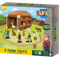 Luna: Set di gioco con animali Jasper Land Farm, 37 pezzi