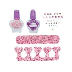 Luna: Set manicure Go-Go Glam con unghie finte e smalto per unghie, 5 pezzi immagine 2