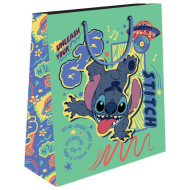 Luna: Stitch borsa regalo media 32x26x12 cm