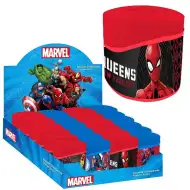 Luna: Temperino a due fori con contenitore in plastica degli Avengers con motivo di Spider-Man 1 pezzo