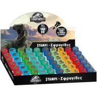 Luna: Timbro con tappo per matita a tema Jurassic World dinosauro, disponibile in diverse varianti, 1 pezzo
