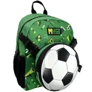 Luna: Zainetto asilo Must Team calcio 1 scomparto con marsupio staccabile 28x14x33 cm