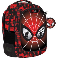Luna: Zaino Must Team Spider-Man arrotondato a 3 scomparti 32x18x43cm