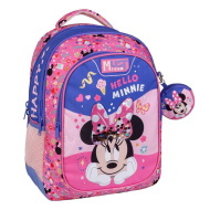 Luna: Zaino a 3 scomparti arrotondati Must Team Hello Minnie Mouse 32x18x43 cm