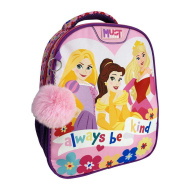 Luna: Zaino arrotondato a 2 scomparti Must Team Disney principesse 27x10x31 cm