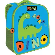 Luna: Zaino per asilo Must Team 3D con motivo dinosauro, 26x10x32 cm