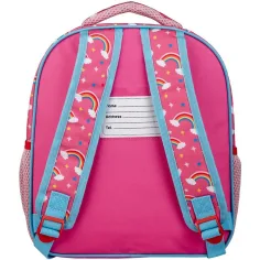 Luna: Zaino per lasilo a 2 scomparti rotondi Team unicorni gattini, 27x10x31 cm immagine 2