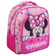 Luna: Zaino scolastico a due scomparti arrotondato di Minnie Mouse 27x10x31cm