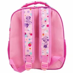 Luna: Zaino scolastico a due scomparti arrotondato di Minnie Mouse 27x10x31cm immagine 2