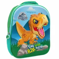 Luna: Zaino scolastico arrotondato Jurassic World 3D, zaino 26x10x32cm