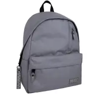 Luna: Zaino scolastico grigio Must Team Monochrome, zaino 32x17x42 cm