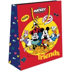 Luna: borsa regalo con stampa di Topolino e i suoi amici 33x12x45cm immagine 2
