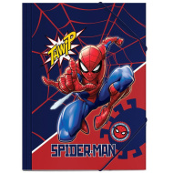 Luna: cartellina con elastico a tema Spider-Man 25 x 35 cm
