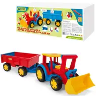 Macchina da lavoro gigante con rimorchio 110 cm - Wader