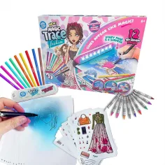 Magic Trace Studio: Disegno Splendente - Set di Gioco Creativo di Moda immagine 2
