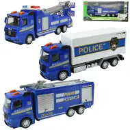 Magic Truck: Camion a inerzia della polizia in diverse varianti 20cm