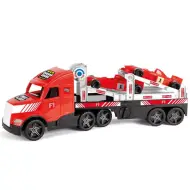 Magic Truck: Camion per il trasporto di auto da corsa di Formula 1 con lampade fluorescenti 81cm - Wader