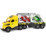 Magic Truck: Camion trasporto auto con luci fluorescenti 81cm - Wader