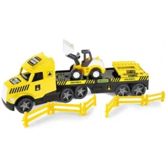 Magic Truck Technic: Camion con bulldozer e luci 80cm - Wader immagine 2