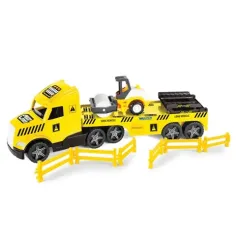 Magic Truck Technic: Camion con rullo compressore e luce 80cm - Wader immagine 2