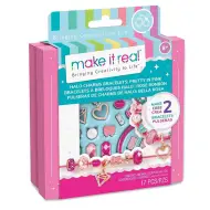 Make It Real: Creazione di gioielli, braccialetti con charm halo in contenitore rosa