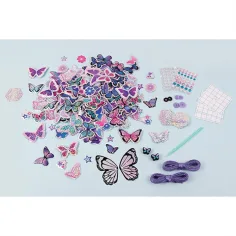 Make It Real: Decorazione Scarpe Sticker Chic - Farfalla immagine 2