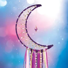Make It Real: Set per creare un acchiappasogni a forma di luna con luci immagine 2