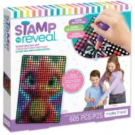 Make It Real: Timbro puntinista con adesivi - Glitter