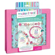 Make it Real: Braccialetti con Ciondolo di Cristallo Rosa