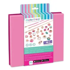 Make it Real: Braccialetti con Ciondolo di Cristallo Rosa immagine 2