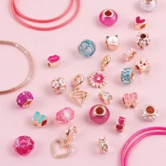 Make it Real: Braccialetti con Ciondolo di Cristallo Rosa immagine 5
