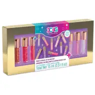 Make it Real: set di 10 lucidalabbra rosa e oro 3C4G