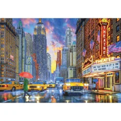Manhattan sotto la pioggia - Puzzle HQC da 2000 pezzi - Clementoni immagine 2