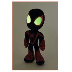 Marvel: Amici Straordinari - Peluche di Spider-Man Miles Morales con occhi che si illuminano al buio 25cm immagine 3