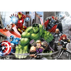 Marvel Avengers 104 pezzi Maxi Puzzle - Clementoni immagine 2