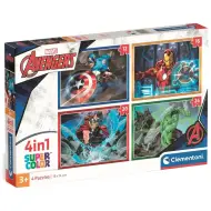 Marvel: Avengers 4in1 Supercolor puzzle - Clementoni
