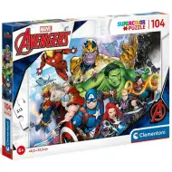 Marvel Avengers Supercolor puzzle da 104 pezzi - Clementoni
