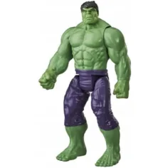 Marvel Avengers: Titan Hero Series Deluxe Hulk action figure 30 cm - Hasbro immagine 2