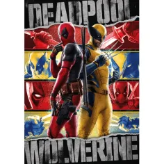 Marvel: Deadpool e Wolverine puzzle da 1000 pezzi - Clementoni immagine 2