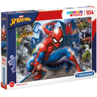 Marvel Spider-Man Supercolor puzzle da 104 pezzi - Clementoni