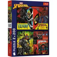 Marvel: Spider-Man vs Venom puzzle 2x200 pezzi - Trefl