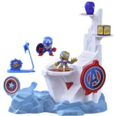 Marvel Stunt Squad: Set di lancio Capitan America vs. Thanos - Hasbro immagine 2