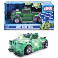 Marvel: Veicolo del personaggio Light Hero Hulk con effetti luminosi e sonori - Jada Toys