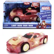 Marvel: Veicolo del personaggio Light Hero Iron Man con effetti luminosi e sonori - Jada Toys