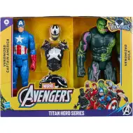 Marvel Vendicatori: VenomVersus Serie Titan Hero Venomizzato Capitan America contro Venomizzato Hulk - Hasbro