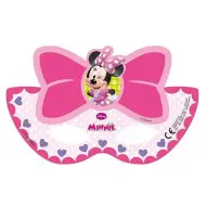 Maschera di carta rosa di Minnie Mouse, confezione da 6 pezzi