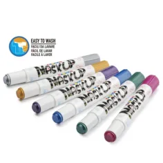 MaskUp Metallic set di 6 colori per il viso - Carioca immagine 2