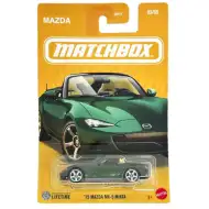 Matchbox: Iconica miniatura di Mazda MX-5 Miata 2015 in scala 1/64 - Mattel