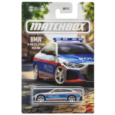 Matchbox Macchinina iconica BMW i4 della Polizia 1/64 – Mattel
